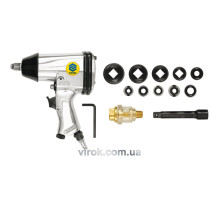 Гайковерт пневматичний VOREL : квадрат 1/2", в комплекті [5]