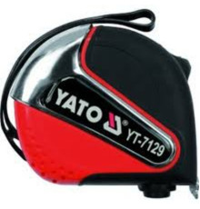 Рулетка YATO : L= 3 м х 16 мм з магнітним наконечником і нейл. покриттям [12/120]