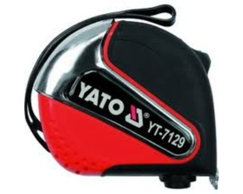 Рулетка YATO : L= 3 м х 16 мм з магнітним наконечником і нейл. покриттям [12/120]