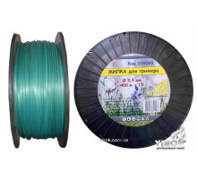 Жилка для тримера "КРУГ" TM VIROK : Ø= 2.4 мм, l= 400 м (бобіна)