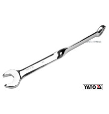 Ключ ріжково-накидний, кручений 90° YATO : М= 32 x 435 мм, Cr-V(DW)