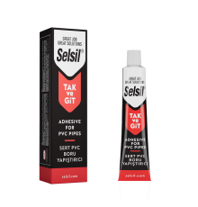 Клей для ПВХ труб SELSIL 1-компонентний, тюбик 50 г [48]