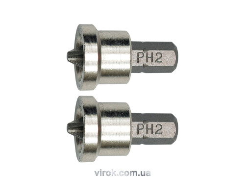 Насадка викруткова для гіпсокартону VOREL : Phillips PH2 x 25 мм. 2 (Шт/Уп.) [12/144]