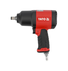 Гайковерт ударний пневматичний YATO квадрат 1/2", F=1800 Nm, спожив повітря- 180 л/хв тиск- 0,65 MPa