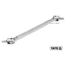 Ключ TORX 2-сторонній на шарнірах YATO : Т30 х Т40, L= 229 мм, Cr-V (DW)