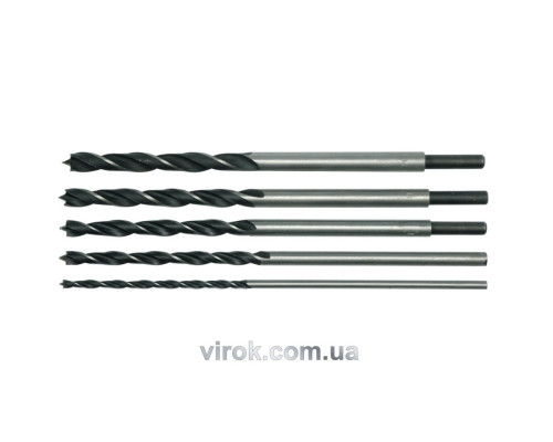Свердла по дереву STHOR : Ø= 6.0 - 14.0 мм, набір 6 шт. [25]