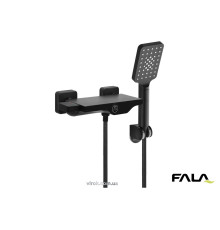 Змішувач душовий FALA для ванної "NOIR 2" латунний корпус [8]