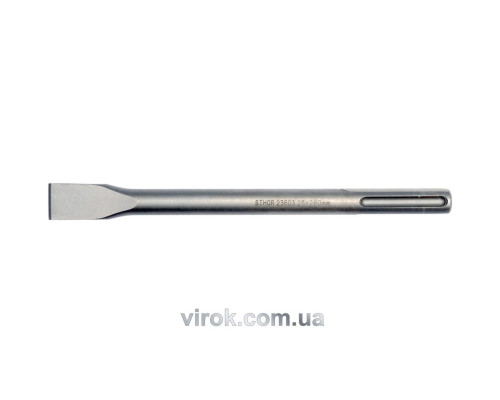 Долото плоске STHOR : SDS-Max до перфоратора; Ø= 18 мм, роб. b= 25 мм, l= 280 мм [20/40]