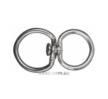 Вертлюг "Шорника" 8 мм, з D-под. кільцем 37х23 мм і кільцем Ø= 36 мм