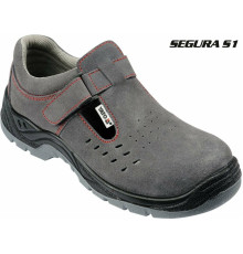 Сандалі робочі шкіряні з поліуретановою підошвою; модель SEGURA, розм. 46 [10]