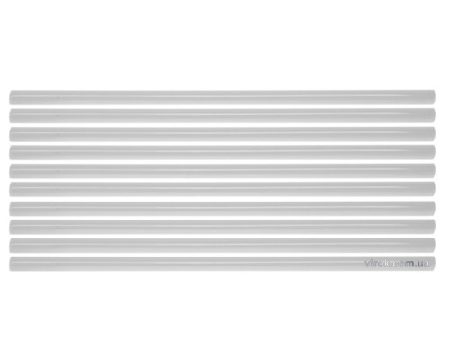 Стержні клейові YATO Ø=7,2 х 200 мм, прозорі. уп. 10 шт. [30/120]