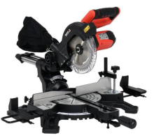 Пила торцовочная аккумуляторная YATO: Li-Ion 18В, диск Ø=185/30мм,рез 0°/45°-51/35мм (БЕЗ АККУМУЛЯТОРА)