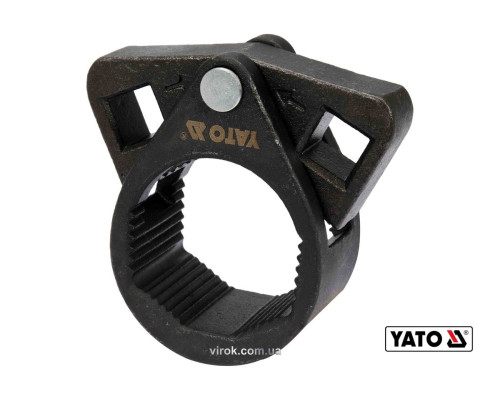 Ключ для рулевых тяг автомобиля YATO : Ø=27-42 мм, приводная тяга Ø= 1/2" [10/20]
