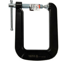 Струбцина з гвинтовим затискачем YATO, тип "С" глибока, 63х 130 мм [6/36]