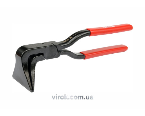 Кліщі покрівельні YATO : вигнуті 90°, L= 260 мм [10/20]