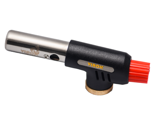 Пальник газовий VIROK з різьбовим (7/16) з'єднанням. Piezo, ceramic [50/4]