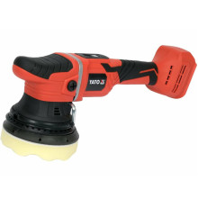 Полірувальна машина акумкляторна безЩ YATO  Ø= 125мм Li-Ion 18В ексц. 2100-5000об/х(БЕЗ АКУМУЛЯТОРА)