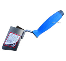 Кельма кутова зовнішня з нержавійки PROFI , двокомпонентна ручка, 80х60 мм , ТМ VIROK