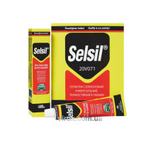 Герметик - прокладка силіконовий SELSIL (Червоний) термостійкий. тюбик V50 мл.  [48]