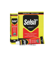 Герметик - прокладка силіконовий SELSIL (Червоний) термостійкий. тюбик V50 мл.  [48]
