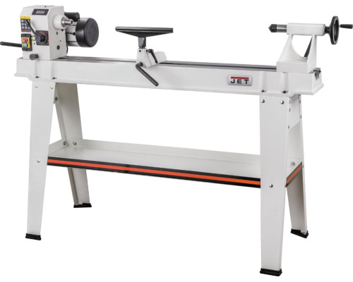 Токарний верстат по дереву JETJWL-1443L-M: 230В, 0,75 кВт. обертов. Ø=370/280 мм стан./оп. регул. об