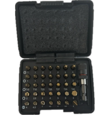 Набір насадок викруткових Isotin USH: 1/4", PH-PZ-Torx-HEX-SL + магнітний тримач, 36 елем.