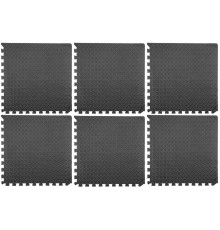 Килимки підстилкові YATO, 60х 60 см, t= 12 мм, 6 шт., з'єднуються "ластівковим хвостом" [6]