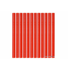 Стержні клейові YATO Ø=7,2 x 100 мм, червоні : уп. 12 шт. [50]