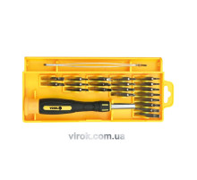 Викрутка для точних робіт VOREL з насадками Набір 22 шт. [10/50]