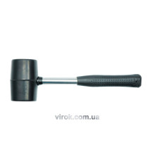 Молоток гумовий VOREL з металевою ручкою, Ø=50 мм, m=410 г [12/60]