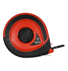 Рулетка вимірювальна скловолоконна YATO : L= 30 м, b= 15 мм, ручне змотування, закритий корпус [10]