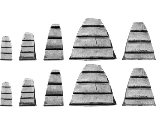 Клини для молотків VOREL 28 x 32 , 25 x 21, 25 x 12 , 18 x 10 , 17 x 8; 10 шт [6/72]