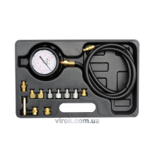 Тестер для вимірювання тиску оливи з адаптерами в діапазоні 0- 35 Bar [10/120]