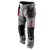 Брюки рабочие YATO DAN : разм. XXL, (65% полиэстер, 35% хлопок)