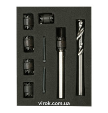 Засоби для висвердлення точкової зварки YATO, 9 елементів [10/60]