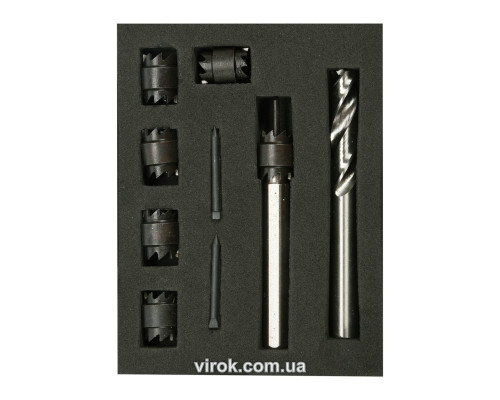 Засоби для висвердлення точкової зварки YATO, 9 елементів [10/60]