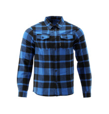 Рубашка фланелевая сине-черная, YATO разм. 2XL/ 82см х 62см,100%-хлопок [40]