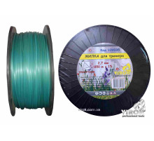 Жилка для триммера ТРЕУГОЛЬНИК TM VIROK : Ø= 2.7 мм, l= 350 м (бобина)