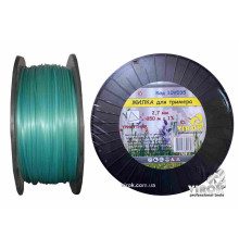 Жилка для тримера ТРИКУТНИК TM VIROK : Ø= 2.7 мм, l= 350 м (бобіна)