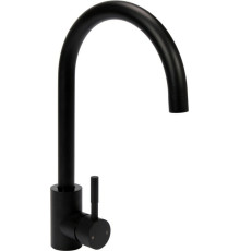 Змішувач води для раковини "STEELY BLACK 1" FALA з кульовим регулятором, чорний [10]