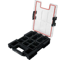 Органайзер с 6 съемными ячейками YATO, 263x363x77 мм, пластиковый корпус.