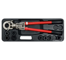 Пресс-клещи для металлопластиковых труб YATO: 9 нас. Ø=16-32мм, телескпические ручки, L=57-80 см. [2]