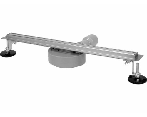 Трап напольный из нержавеющей стали FALA SLIM; 70х 3х 7 см, сифон-56 мм [5]