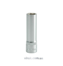 Головка торцева 6-гранна YATO : подовжена, квадрат 1/2", М= 14 мм, L= 76 мм [12/60/120]