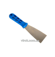 Шпатель малярний VIROK Профі : 40 мм. нержавійка, пластмасова ручка [200]