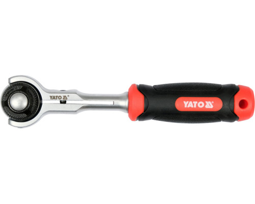 Тріщатка-вороток з обертальною головкою YATO, до квадрату 1/2", l= 255 мм [5/20]