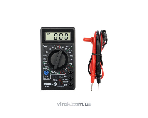 Мультиметр для вимірювання електричних параметрів VOREL : цифровий [12/72]