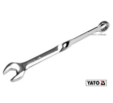 Ключ ріжково-накидний, кручений 90° YATO : М= 19 x 259 мм, Cr-V [40/80]