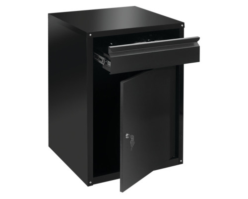 Шкаф для мастерской с ящиком VOREL 775x 525x 485 мм, из лакированной жести [1]