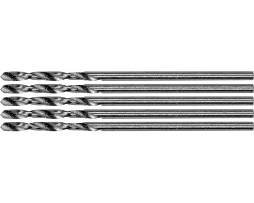 Сверло по металлу PREMIUM YATO: HSS 4241, к нержав. и высоколеговые стали, литья, Ø=1.5х40мм, 5шт[100]